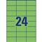AVERY Etikett címke, 70 x37mm, univerzális, 24 címke/ív, 100 ív/doboz, zöld AVERY_AV3450 small