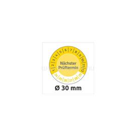 AVERY Etikett címke, o30mm, eltávolíthatatlan 8 címke/ív, 10 ív/doboz, sárga AVERY_62235 small