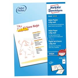 AVERY Fotópapír 210x297mm 120g 150 ív/doboz matt fehér AVERY_47577 small