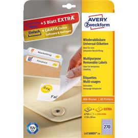 AVERY L4730REV-25 17,8x10mm visszaszedhető 8100db-os etikett AVERY_L4730REV-25 small