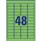AVERY L6040-20 45,7x21,2mm visszaszedhető 960db-os zöld etikett AVERY_L6040-20 small