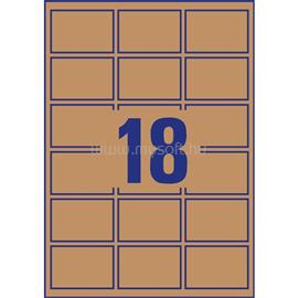 AVERY L7110-25 62x42mm újrahasznosított barna kraft etikett AVERY_L7110-25 small