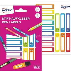 AVERY RESMI30S iskolai kézzel írható 50x10 mm 30 db színes tollcímke AVERY_RESMI30S small