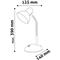 AVIDE Asztali lámpa, Basic Simple, max. 40W, AVIDE, fehér AVIDE_67174 small