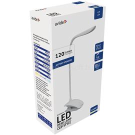 AVIDE Asztali LED lámpa, csiptethető, 1,5W, 6400K, AVIDE, fehér AVIDE_67112 small