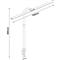 AVIDE Asztali LED lámpa, duplafejű, 18W, AVIDE, fekete AVIDE_67178 small