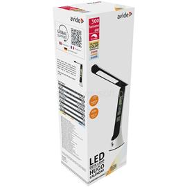 AVIDE Asztali LED lámpa, Hugo, kijelzős, 6W, 5000K, AVIDE, fekete-fehér AVIDE_67140 small