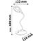 AVIDE Asztali LED lámpa, Minimal, 4W, 4000K, AVIDE, fehér AVIDE_67107 small