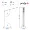 AVIDE Asztali LED lámpa, Scott, 12W, 5000K, AVIDE, fehér AVIDE_67147 small