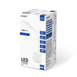 AVIDE Asztali LED lámpa, tolltartóval, 5W, 6400K, AVIDE, fehér AVIDE_67101 small