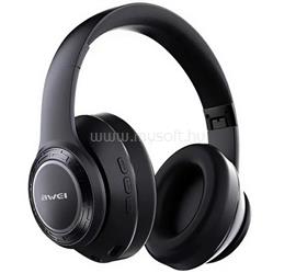 AWEI A300BL bluetooth fejhallgató SZTEREO (v5.3, mikrofon, összehajtható, LED fény) FEKETE AWEI_A300BL small