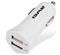 AWEI autós töltő 2 USB aljzat 12W, gyorstöltő, FEHÉR AWEI_C-300_W small