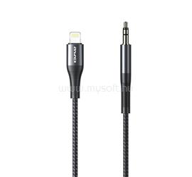 AWEI iPhone 14 Plus / 14 Pro Max / 14 Pro CL-116L audió kábel 3.5mm jack - lightning, 100cm, FEKETE AWEI_CL-116L_B small