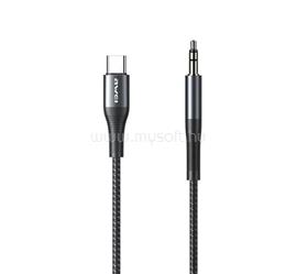 AWEI CL-116T audió kábel 3.5mm jack - Type-C, 100cm, FEKETE AWEI_CL-116T_B small