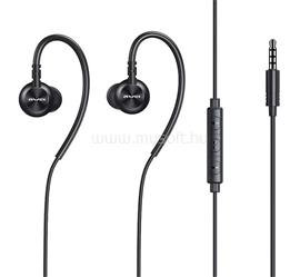 AWEI L3 fülhallgató SZTEREO 3.5mm jack, hangerőszabályzó, FEKETE AWEI_L3_BLK small