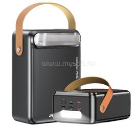 AWEI AWEI P102K vésztöltő 3 USB+2 Type-C aljzat 80000mAh, LED lámpa, FEKETE AWEI_P102K small