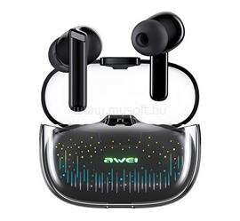 AWEI T52 PRO2 bluetooth fülhallgató SZTEREO v5.3, LED fény + töltőtok, FEKETE AWEI_T52_PRO2 small