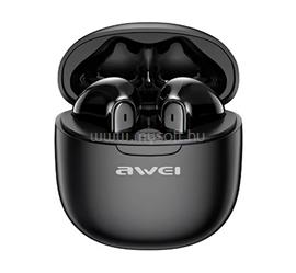AWEI T68 bluetooth fülhallgató SZTEREO v5.3, IPX6 + töltőtok, FEKETE AWEI_T68_B small