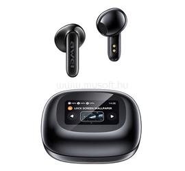 AWEI TP97 bluetooth fülhallgató SZTEREO v5.4, érintőkijelző + töltőtok, FEKETE AWEI_TP97_B small