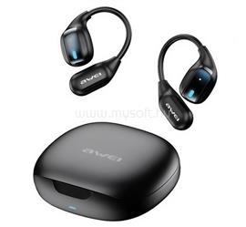 AWEI TZ12 bluetooth fülhallgató SZTEREO v5.4, mikrofon + töltőtok, FEKETE AWEI_TZ12_B small