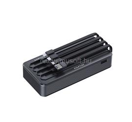 AWEI AWEI vésztöltő Type-C aljzat 20000mAh, LED + beépített 2 Type-C/microUSB/lightning, FEKETE AWEI_P134K small