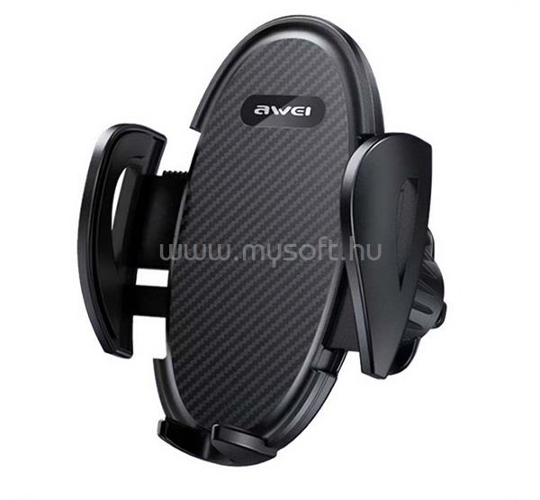 AWEI X38 autós tartó szellőzőre, 4-6.8" méret, FEKETE