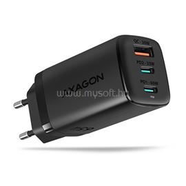 AXAGON ACU-DPQ65 GaN USB-A + 2xUSB-C PD3.0/QC4+/PPS/Apple 65W hálózati töltő ACU-DPQ65 small