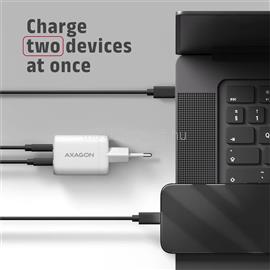 AXAGON ACU-PQ100W PD3.0 & QC4+ Dual Outputs Wall Charger 100W White ACU-PQ100W small