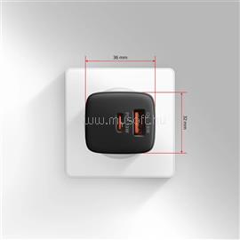 AXAGON ACU-PQ33 PD & QC Wall Charger 33W Black ACU-PQ33 small