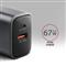 AXAGON ACU-PQ67 PD3.0 & QC4+ 2× OUTPUTS, két kimenettel (USB-A + USB-C) 67WGaN hálózati töltő ACU-PQ67 small