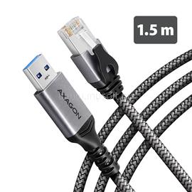 AXAGON ADE-AM15 USB-A Gigabit Ethernet adapter with integrated CAT6 RJ-45 network cable 1,5m Black ADE-AM15 small