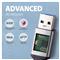 AXAGON ADE-AM15 USB-A Gigabit Ethernet adapter with integrated CAT6 RJ-45 network cable 1,5m Black ADE-AM15 small