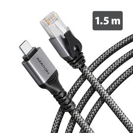 AXAGON ADE-CM15 USB-C Gigabit Ethernet adapter with integrated CAT6 RJ-45 network cable 1,5m Black ADE-CM15 small
