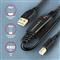 AXAGON ADR-220B 20m USB 2.0 A apa - USB B apa aktív repeater kábel ADR-220B small
