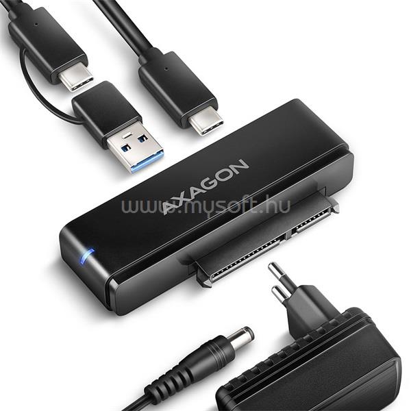 AXAGON ADSA-FPX USB-C 10Gbps FAST PORT X 2.5"/3.5" SSD/HDD adapter