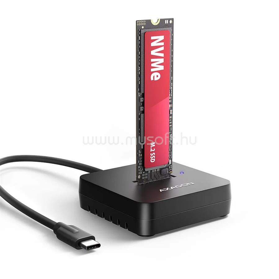 AXAGON ADSA-M2C11L USB-C 10Gbps docking station for M.2 NVMe SSD