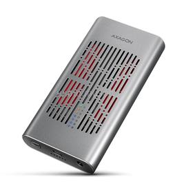 AXAGON EEM2-20GD USB-C 20Gbps Dual M.2 NVMe SSD CLONE MASTER Enclosure külső USB-C 20Gbps fém SSD ház EEM2-20GD small