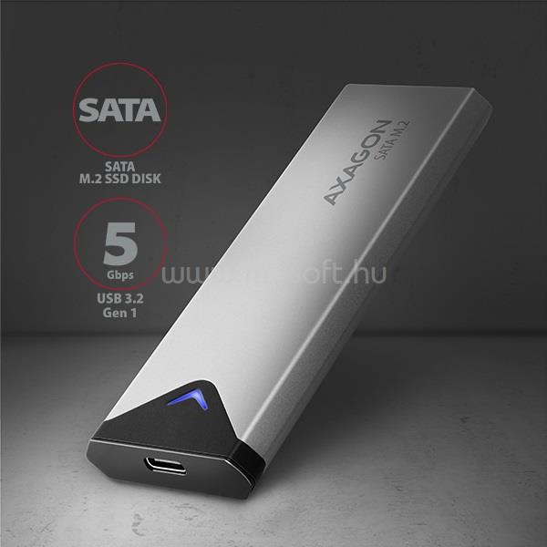 AXAGON EEM2-U3C USB-C 3.2 SATA M2 külső ház