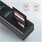 AXAGON HMA-CR3A 3 portos USB3.2. Gen 2 HUB kártyaolvasóval (fekete) HMA-CR3A small