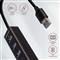 AXAGON HMA-CR3A 3 portos USB3.2. Gen 2 HUB kártyaolvasóval (fekete) HMA-CR3A small