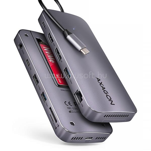 AXAGON HMC-12GM2 12in1 USB HUB