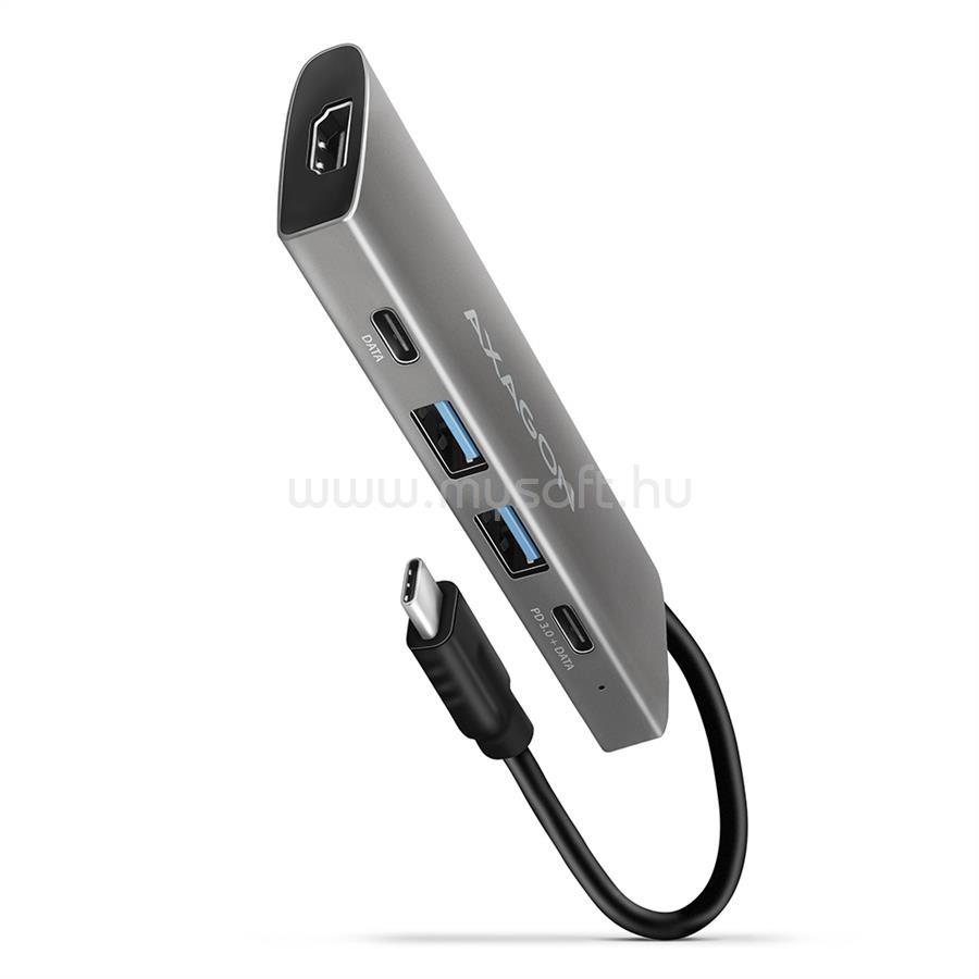 AXAGON HMC-5H USB-C 3.2 Gen 1 3x USB-A 4K HDMI PD 100W hub