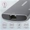AXAGON HMC-6M2 SUPERSPEED USB-C COMBO ezüstfekete  6IN1 HUB HMC-6M2 small