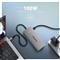 AXAGON HMC-CUB83X2 USB-C 10Gbps DUAL 4K DISPLAY 7in1 hub HMC-CUB83X2 small