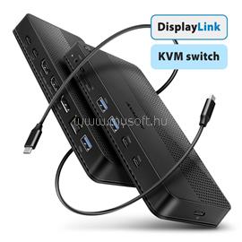 AXAGON HMC-DL-KVM 12in1 DisplayLink KVM Switch HMC-DL-KVM small