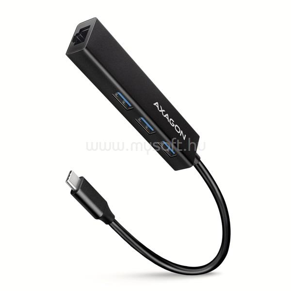 AXAGON HMC-GL3A SuperSpeed USB3.2 Gen 1 C HUB + Gigabit LAN