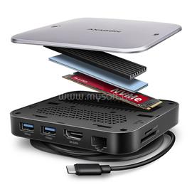 AXAGON HMC-UFO USB-C 10Gbps UFO 9in1 hub HMC-UFO small