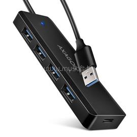AXAGON HUAX003 utazó 4 portos USB3.0 HUB (fekete) HUAX003 small