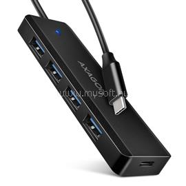 AXAGON HUAX004 utazó 4 portos USB3.0 HUB (fekete) HUAX004 small