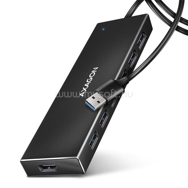 AXAGON HUE-F7A SuperSpeed USB-A FLAT hub